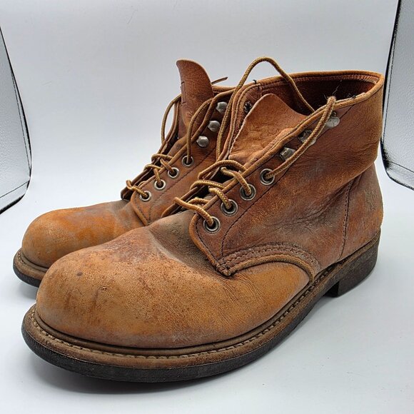 Red Wing USA Blacksmith Mens Size 6 D Brown Lace Up Boots Work Wear Casual - Picture 4 of 14